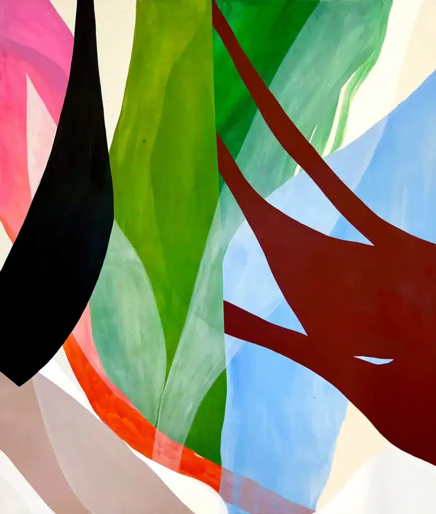 A garden of my own, abstract painting by Jilli Darling